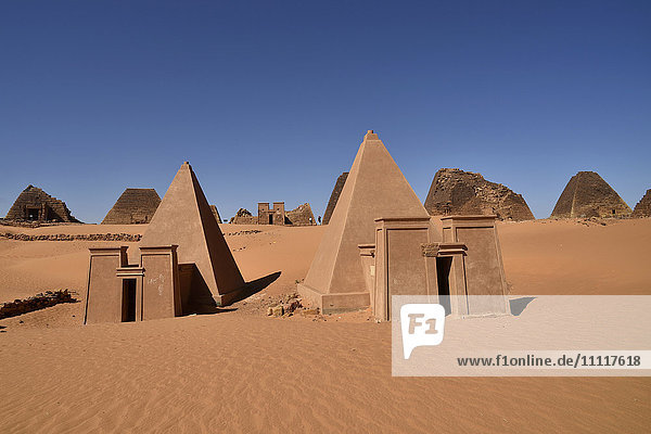 Africa  Sudan  Nubia  Pyramids of Meroe
