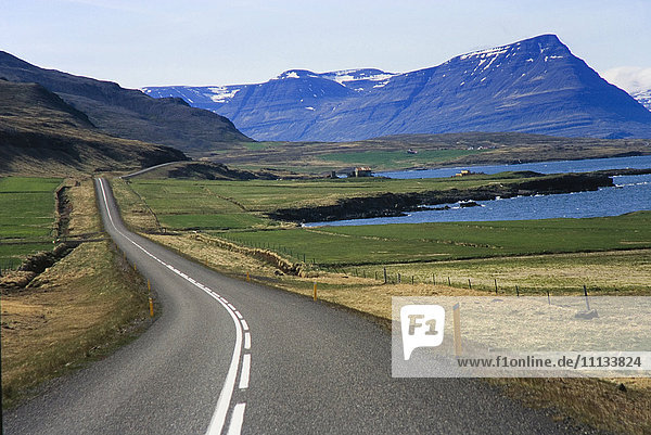 Ring Road in the Eastfjords of Iceland