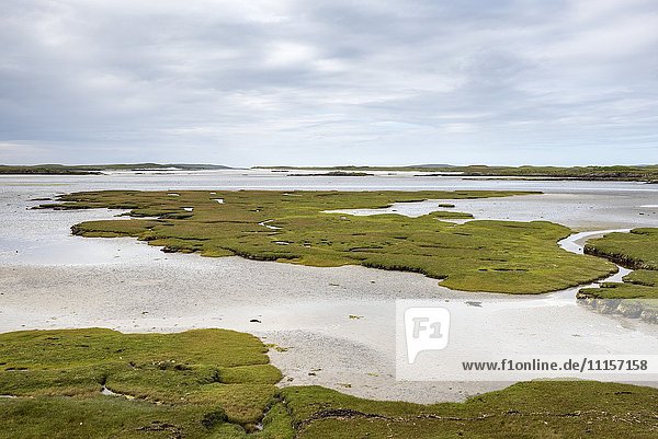 Großbritannien Schottland Äußere Hebriden Marschland