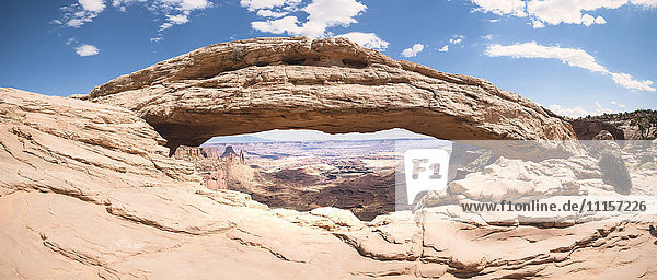 USA  Utah  Canyonlands National Park  Rock arch