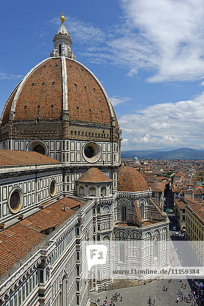 Italien,  Toskana,  Florenz,  Blick auf die Basilika Santa Maria del Fiore