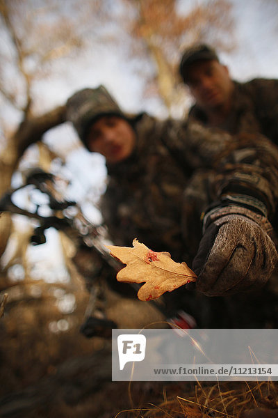 Father Coaches Son On Tracking A Blood Trail