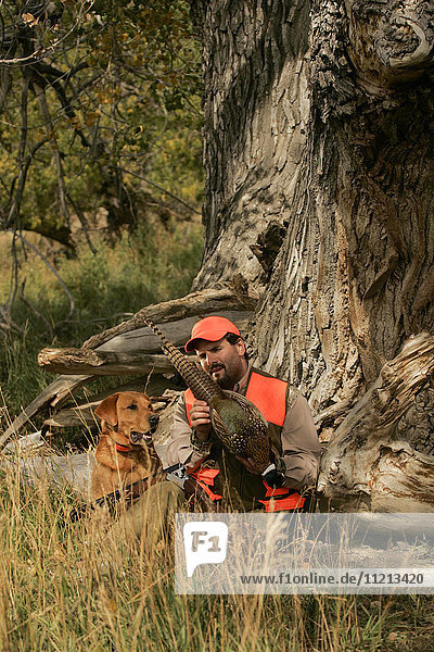 Hunter With Lab