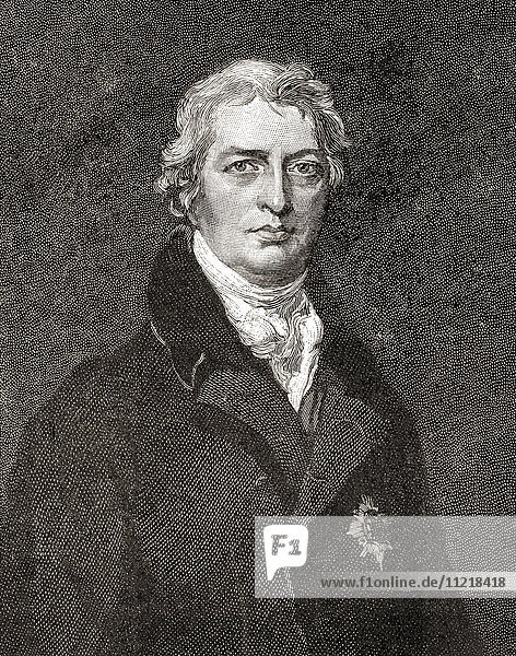 Robert Banks Jenkinson  2. Graf von Liverpool  1770 - 1828. Englischer Politiker und Premierminister des Vereinigten Königreichs. Aus der Jahrhundertausgabe von Cassell's History of England  veröffentlicht um 1900