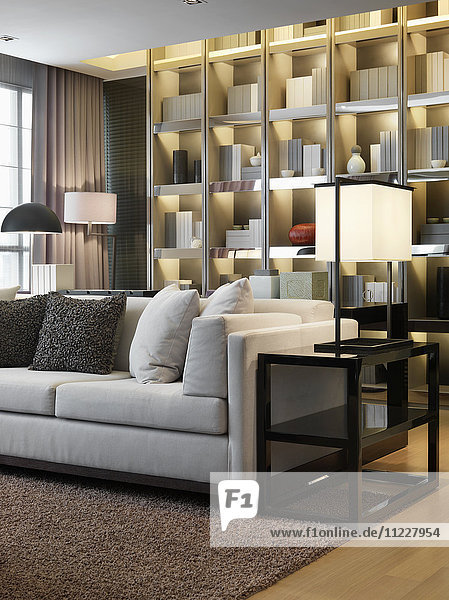 Sofa im modernen Wohnzimmer