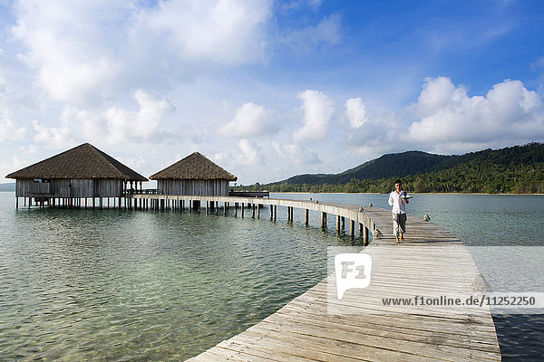 Asia Cambodia Sihanoukville Preah Sihanouk Koh Rong Song Saa island resort Vista restaurant. PR