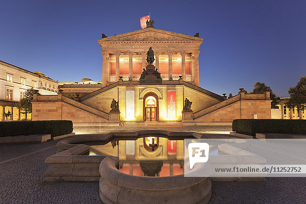 Alte Nationalgalerie (Old National Gallery)  Museum Island  UNESCO World Heritage Site  Mitte  Berlin  Germany  Europe