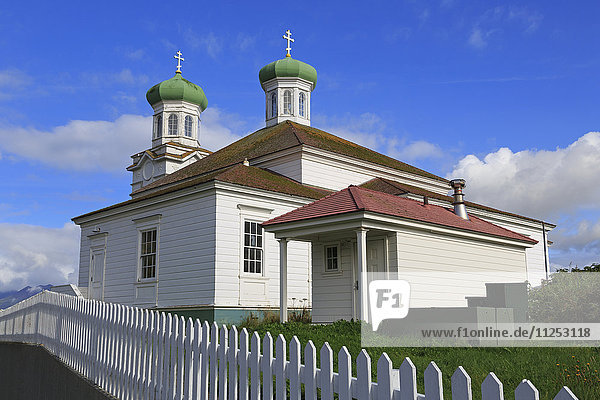 Russian Orthodox Church  Unalaska Island  Aleutian Islands  Alaska  United States of America  North America