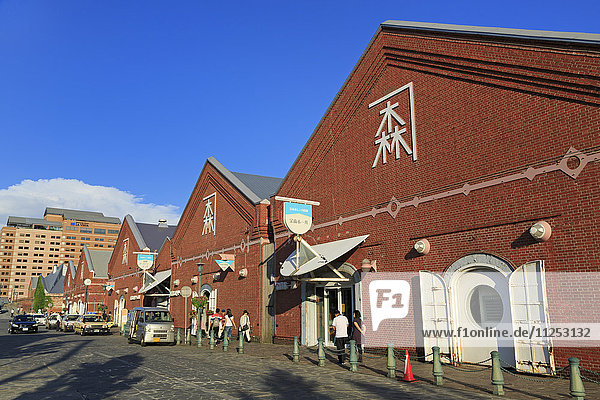 Red Brick Warehouse District Hakodate City Hokkaido Prefecture Japan Asia