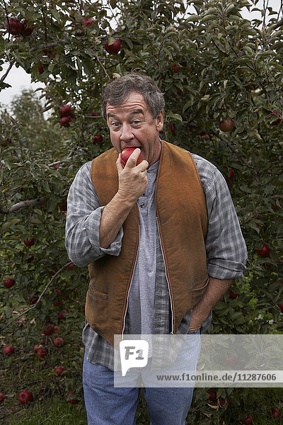 Portrait of Apple Farmer