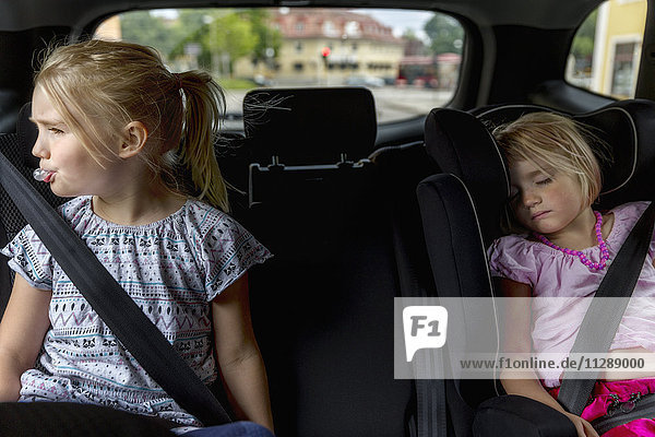 Girls in car