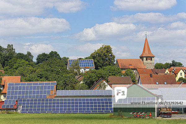 Deutschland  Stettberg  Photovoltaikanlagen