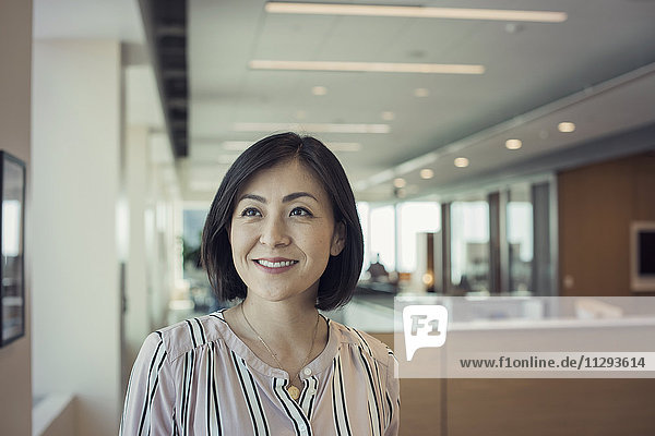 Japanese woman in office  portrait