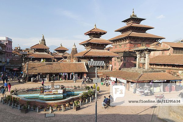 Durbar Square  durch Erdbeben 2015 zerstört  Patan  Nepal  Asien