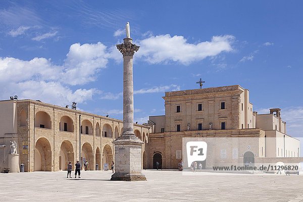 Pilgrimage church of St. Maria de Finibus Terrae  Santa Maria di Leuca  Province of Lecce  Salentine peninsula  Apulia  Italy  Europe