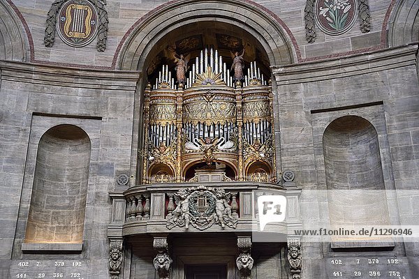 Orgel in der Frederikskirche auch Marmorkirche genannt Kopenhagen Dänemark Europa