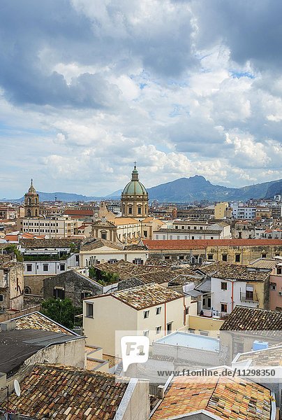 Stadtansicht  Palermo  Sizilien  Italien  Europa