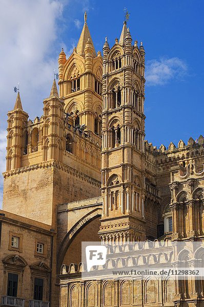 Kathedrale von Palermo,  Palermo,  Sizilien,  Italien,  Europa