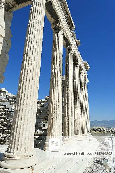 Erechtheion Tempel  ionischer Tempel der Athena  Akropolis  Athen  Griechenland  Europa