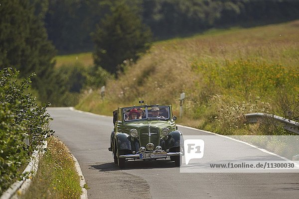 Oldtimer-Rallye ADAC-Mittelrhein-Classic 2016  Adler 2 0 Liter  Baujahr 1939  Bad Ems  Rheinland-Pfalz  Deutschland  Europa