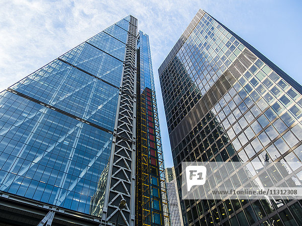 UK  London  City of London  Blick auf das Leadenhall Building im Finanzviertel