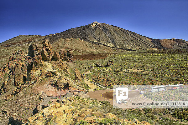 Spanien  Teneriffa  Landschaft im Nationalpark Teide