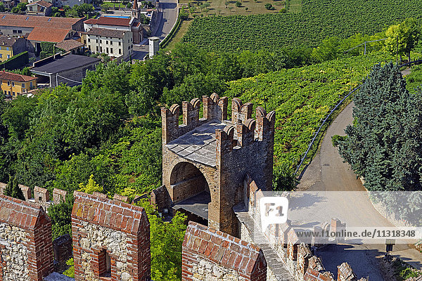 Scalierburg Castello Medievale town Soave