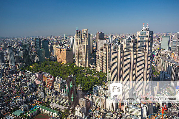 Japan  Tokyo City  Shinjuku District  Central Park  Tocho Bldg  Park Tower Building