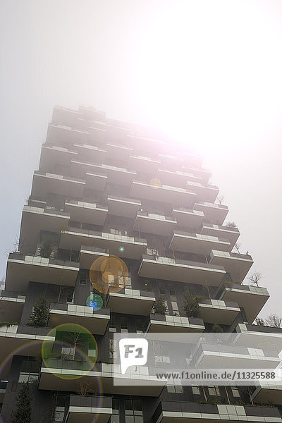 Bosco Verticale tower in Milan Italy.