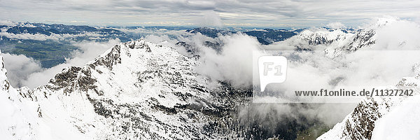 Deutschland  Bayern  Allgäu  Allgäuer Alpen  Wintereinbruch