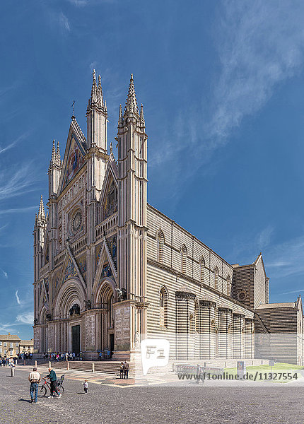 Orvieto cathedral in Umbria