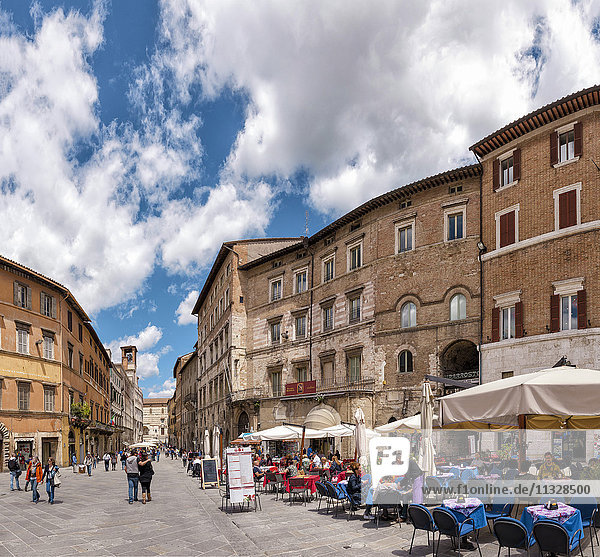 Piazza della Republica in Perugia  Umbria