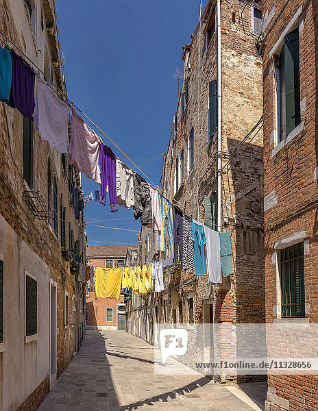 Wäschetrocknen in Venedig  Venetien