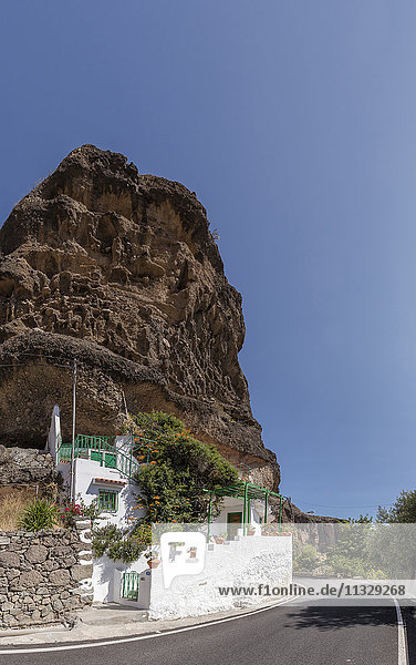 Höhlenhäuser in Artenara  Gran Canaria  Kanarische Inseln