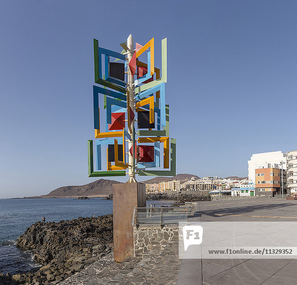 Skulptur in der Stadt Las Palmas auf Gran Canaria  Kanarische Inseln