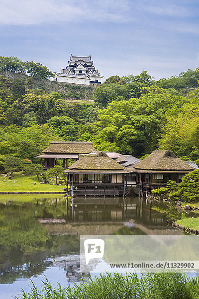 Tea Houses and Hikone Castle  Japan