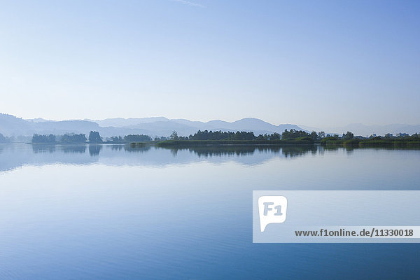 Pfäffikon lake in the canton of Zurich  Switzerland