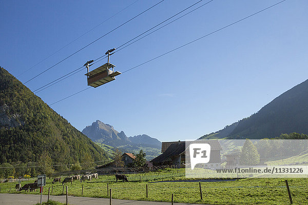 cable car in Toggenburg  Switzerland