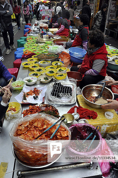 South Korea  Busan  local market