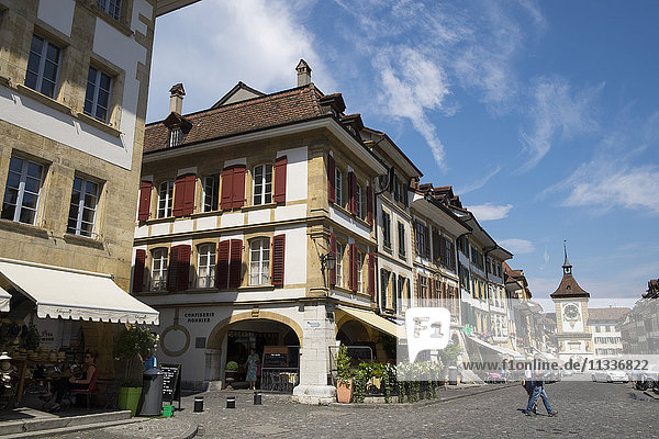Switzerland Canton Fribourg Murten Morat old town