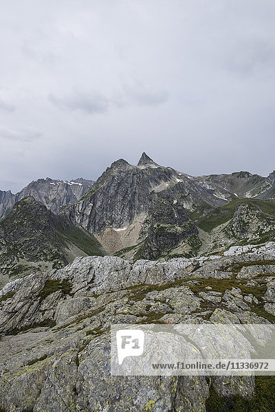 Italien  Aostatal  Aosta-Tal  Gran San Bernardo Pass  Landschaft