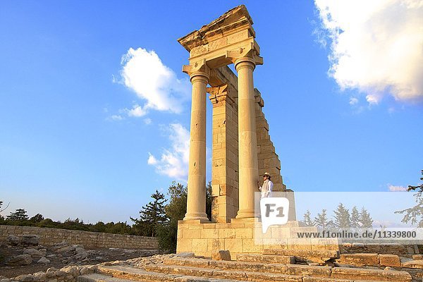 Apollo-Tempel  Kourion  UNESCO-Weltkulturerbe  Zypern  Östliches Mittelmeer  Europa