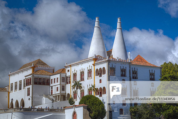Nationalpalast von Sintra  Sintra  UNESCO-Weltkulturerbe  Portugal  Europa