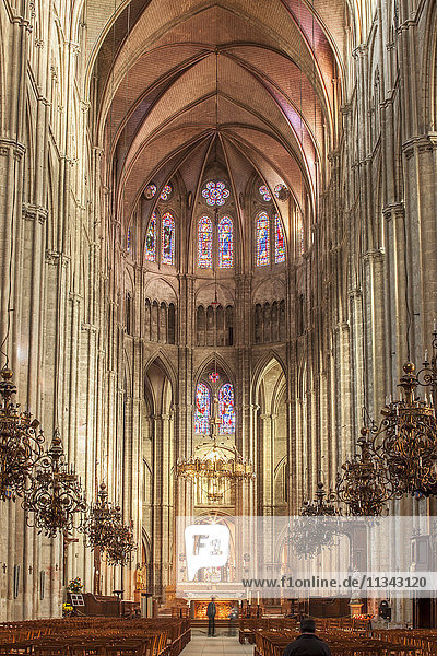 Die Kathedrale von Saint Etienne  Bourges  UNESCO-Weltkulturerbe  Cher  Frankreich  Europa