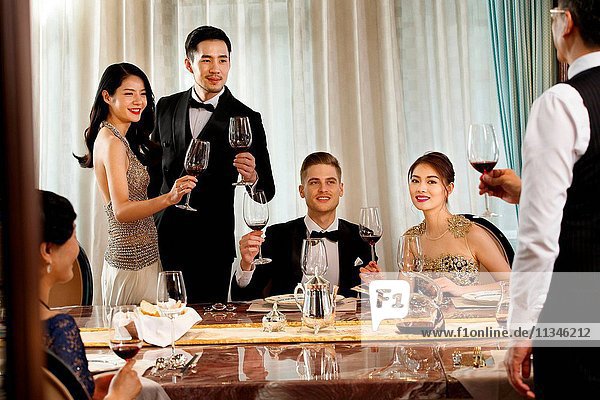 Business people dinner