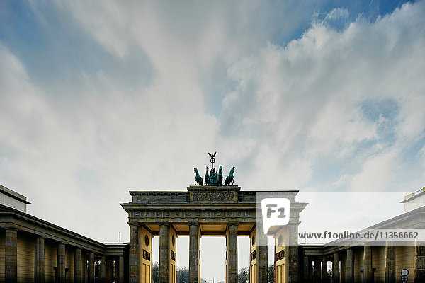 Ansicht des Brandenburger Tores  Berlin  Deutschland