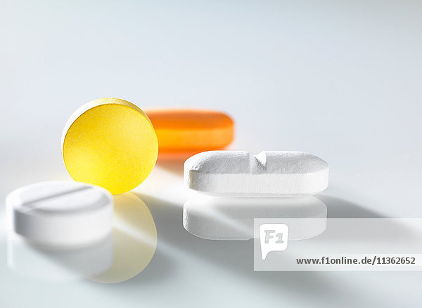 Vielfalt der medizinischen Pillen