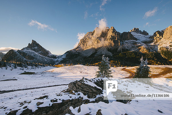 Limides Lake South Tyrol Dolomite Alps Italy