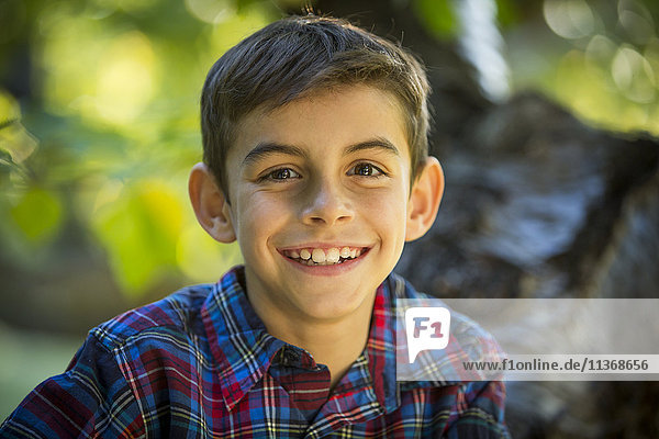 Portrait of smiling boy