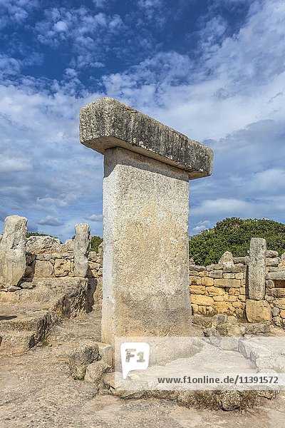 Torralba d'en Salord  archäologische Fundstätte  2000 v. Chr.  Alaior  Menorca  Balearen  Spanien  Europa